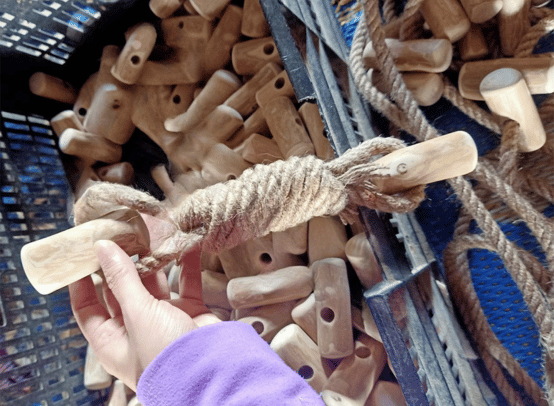 Hand-harvested coffee wood